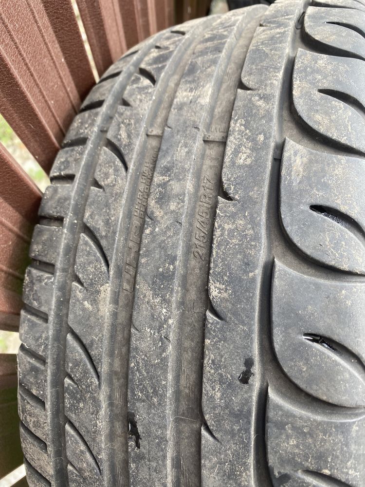 Jante 5X110 + anvelope 215/45R17 vara