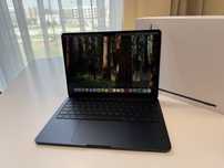 Като НОВ Apple MacBook Air 13" M3 Гаранция 16GB RAM 256GB SSD Midnight