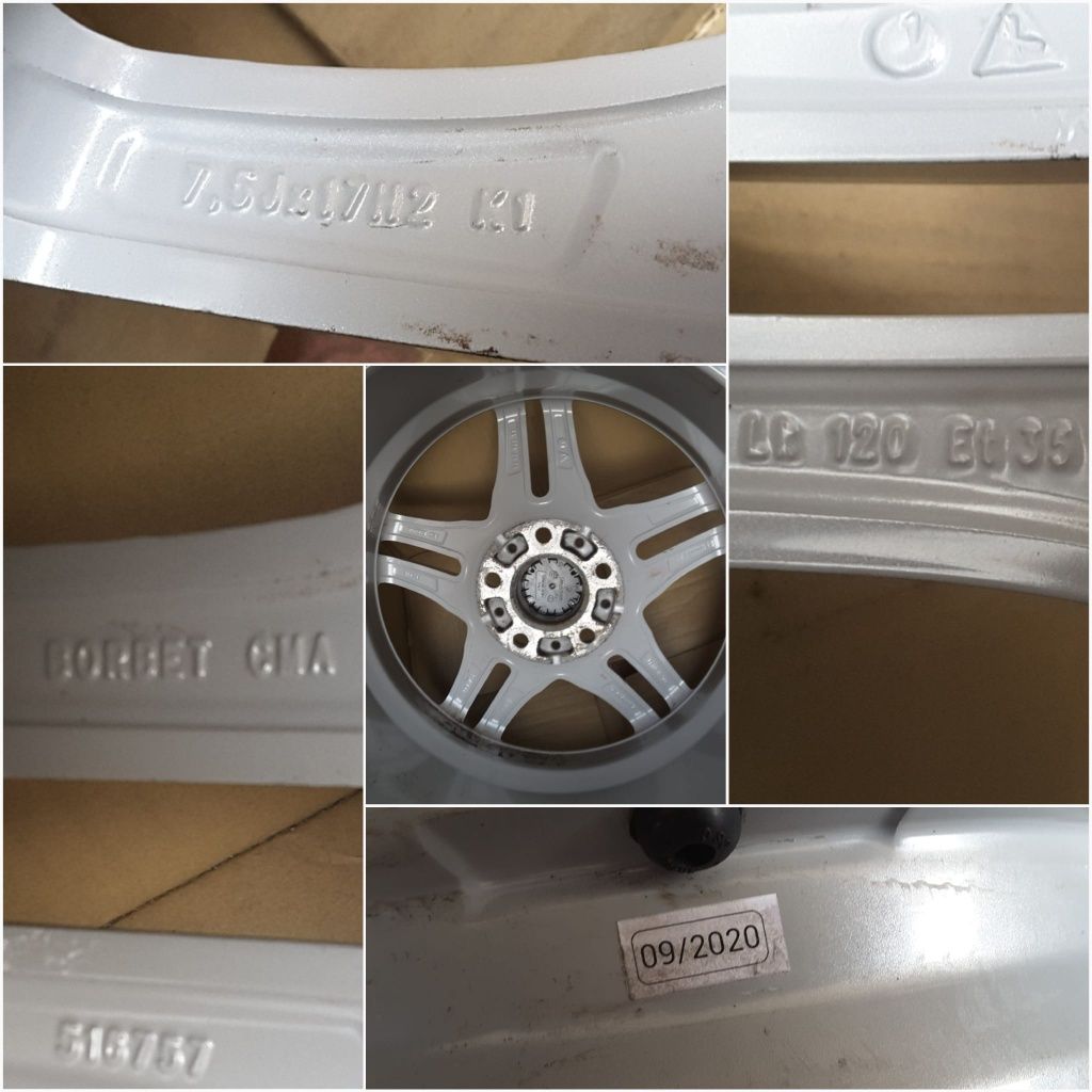 jante aliaj 17; 5x120;  Bmw seria 3, 4, f30, f31, f34, f36