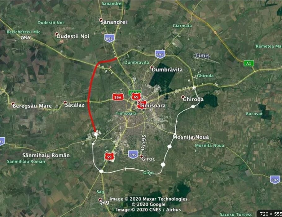 2ha teren arabil in Utvin, aproape de centura de vest