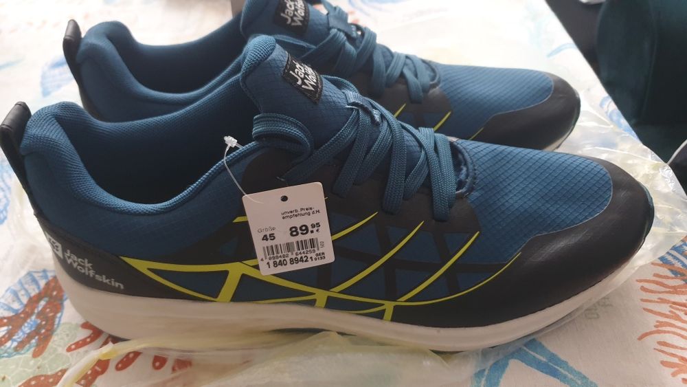 Pantofi de barbati Jack Wolfskin 45 ! Nou