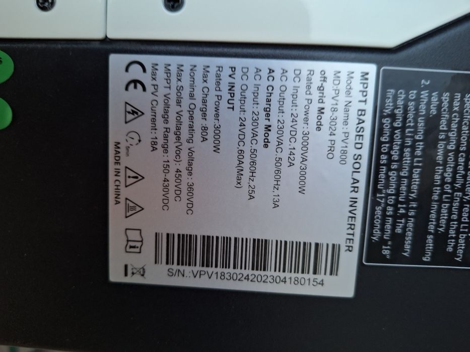 De vânzare invertor 3 hw