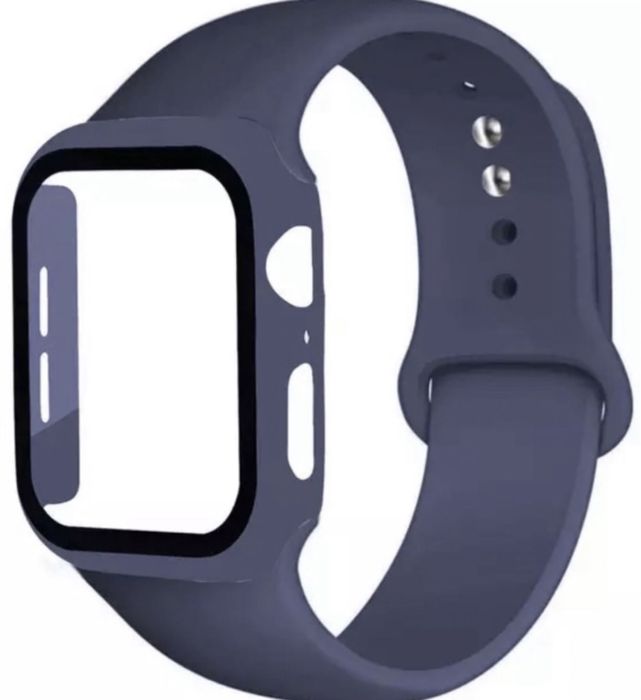 Curea Bratara TPU Cu Bumper Husa Compatibila Apple Watch