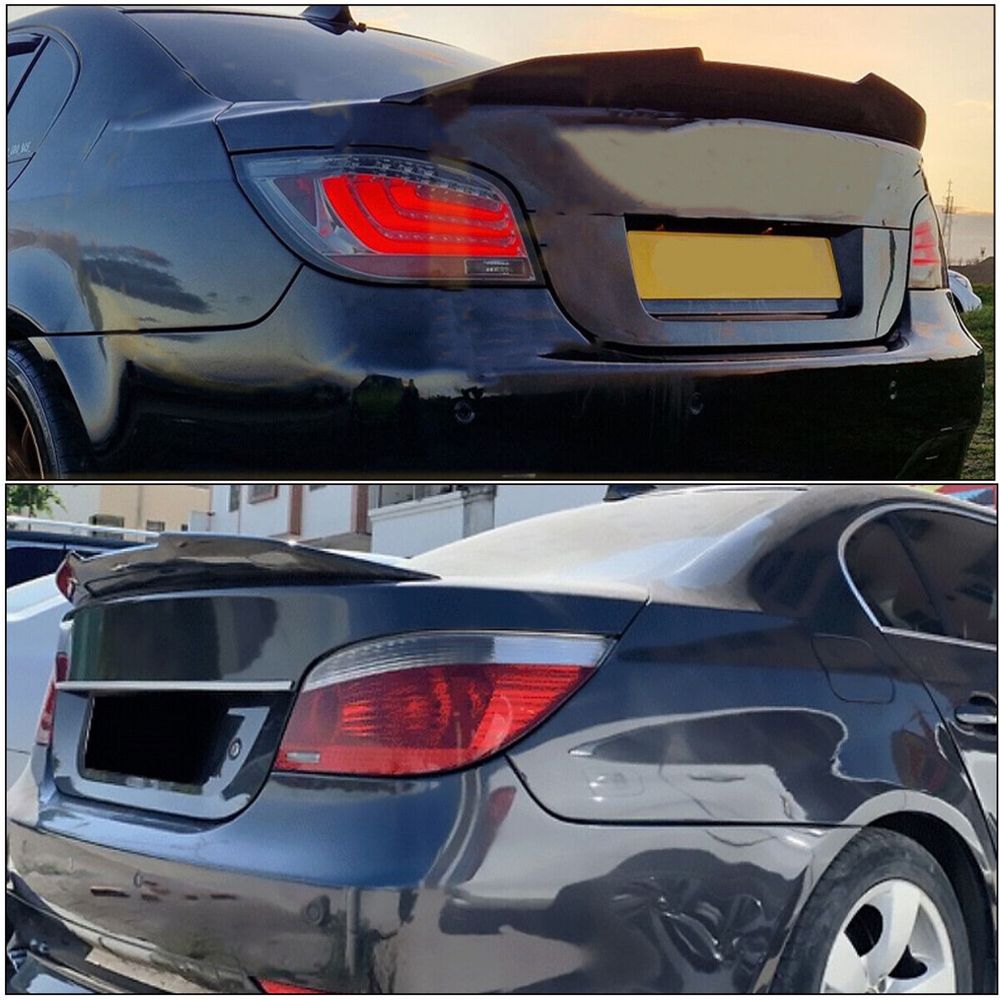 Черен гланц! Лип спойлер за багажник PSM style BMW E60