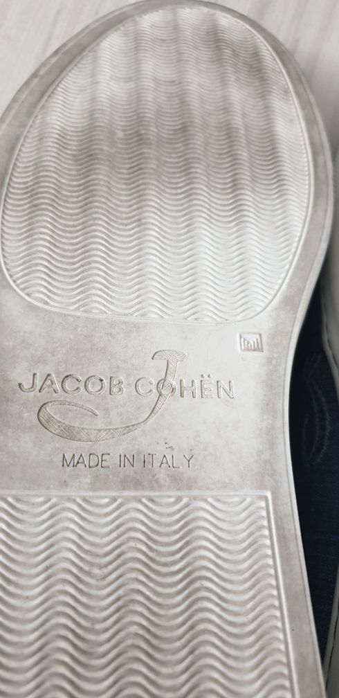 Jacob Cohen Embroidered - Logo Denim Sneakers Italy  42/27см ОРИГИНАЛ!