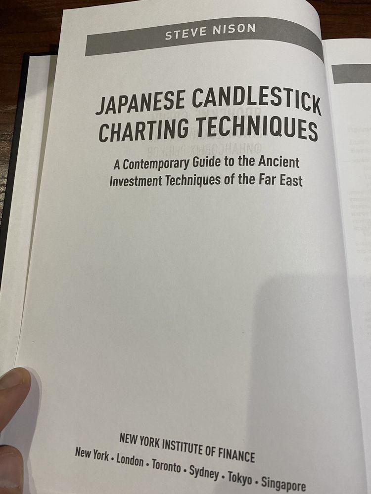 Стив Нисон, Японские свечи, графический анализ финансовых рынков