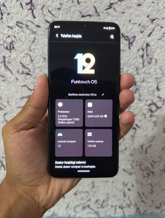 Vivo V21e Xolati zor