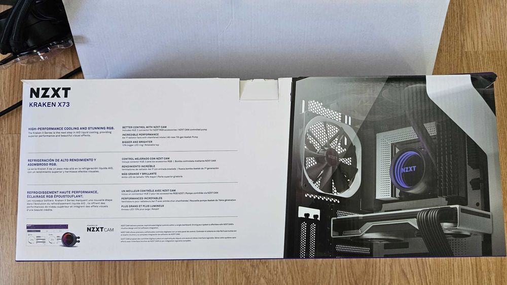 Cooler CPU NZXT Kraken X73 360mm, racire cu lichid, RGB LED