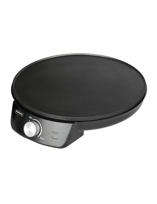 Уред за палачинки Rosberg R51323A, 1200W, 30 см, Незалепващ, Терморегу