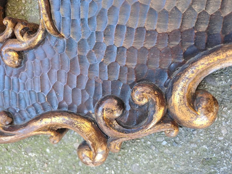 basorelief sculptura lemn cruce veche 61/42 cm cadou