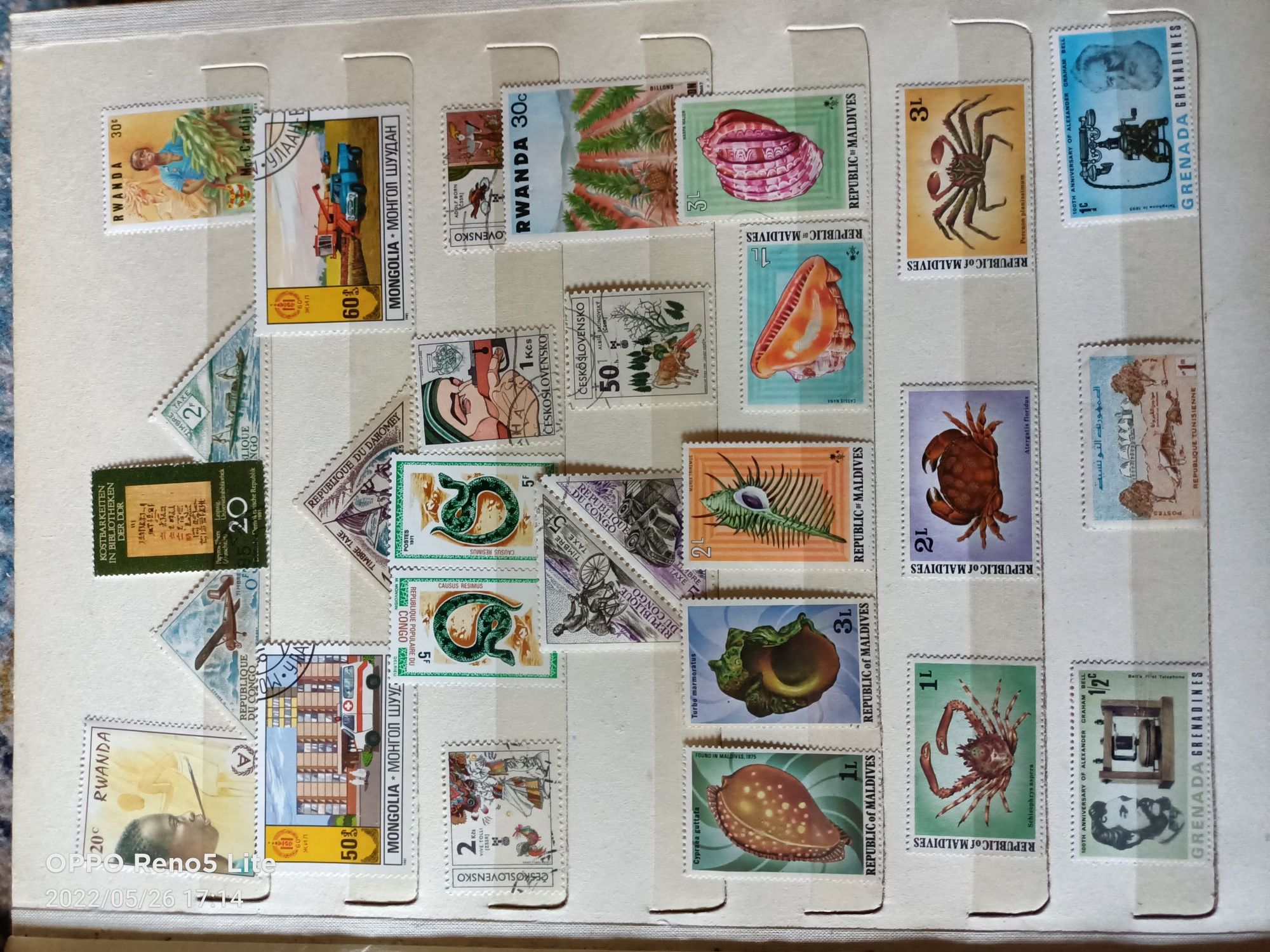 Vând timbre vechi anii 1970-1990