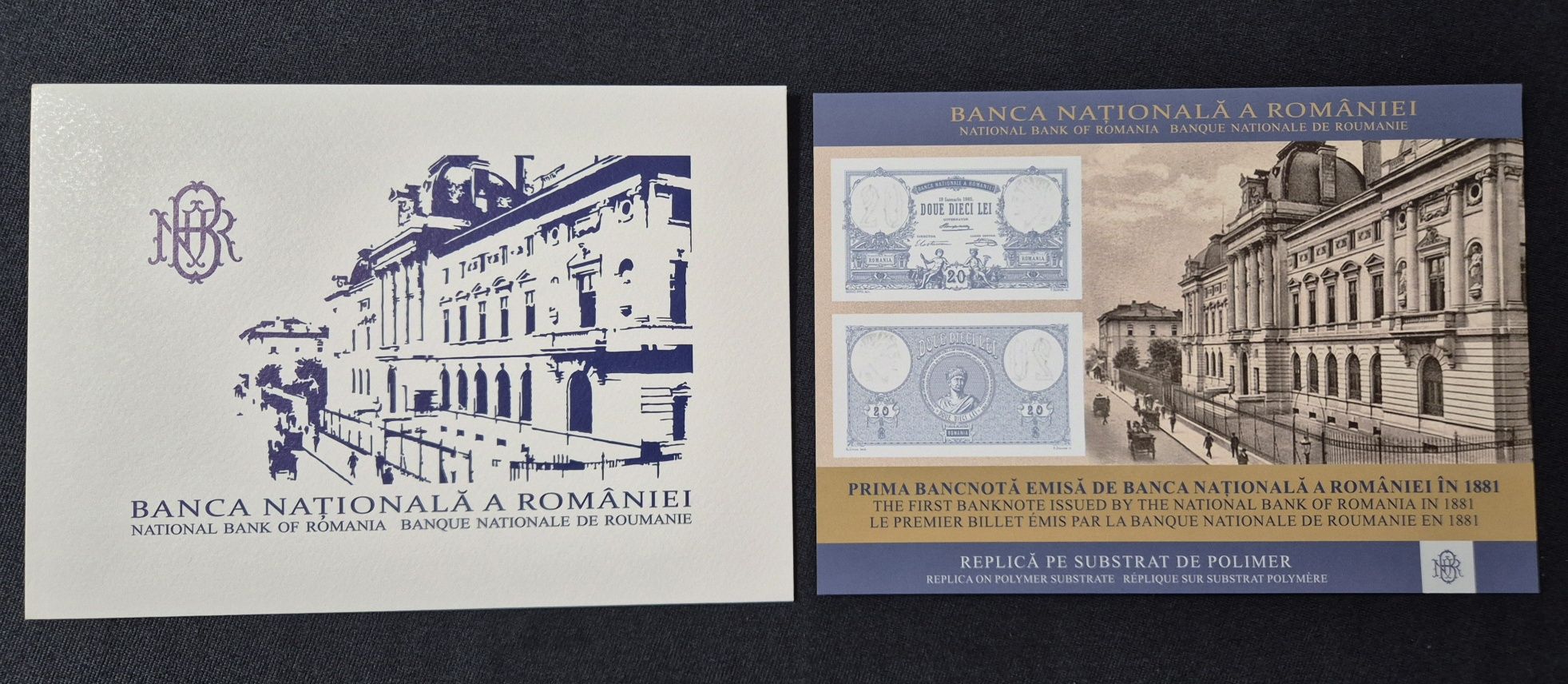 20 lei 2021 bancnota polimer BNR serie mica comemorativa colectie