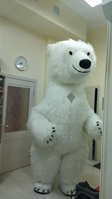 Костюм медведь надувной Мишка Умка новый