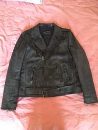 SUPERDRY biker jacket, рокерия, кожено яке