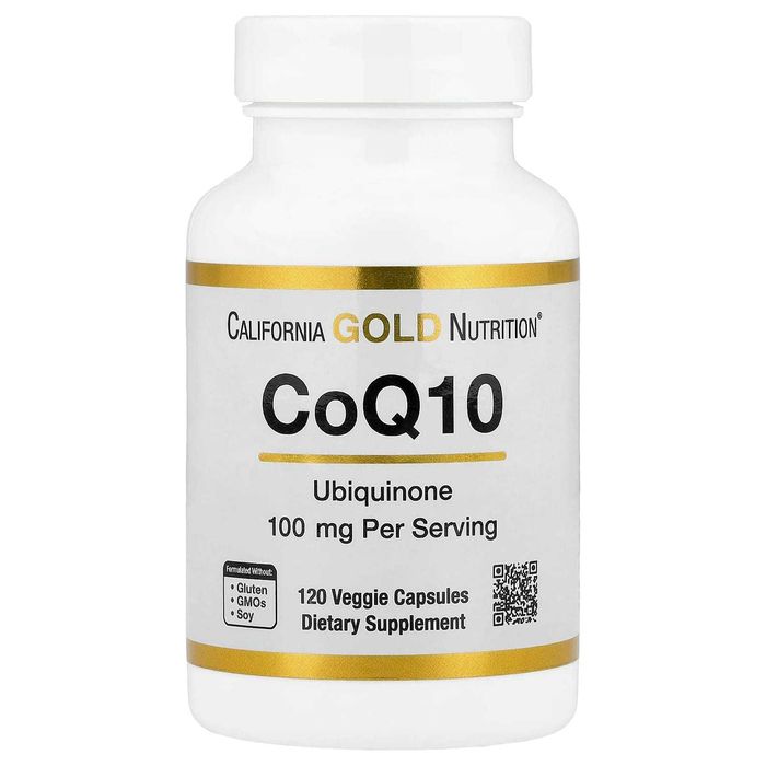 Коэнзим Q10, California Gold Nutrition, 100 мг, 120 капсул