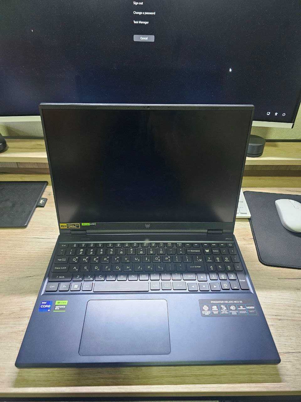 Acer Helios 16 yuqori samarali o'yin va ishchi noutbuki sotiladi!
