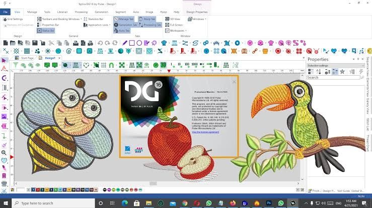Установка программы Tajima DG 17-16-15