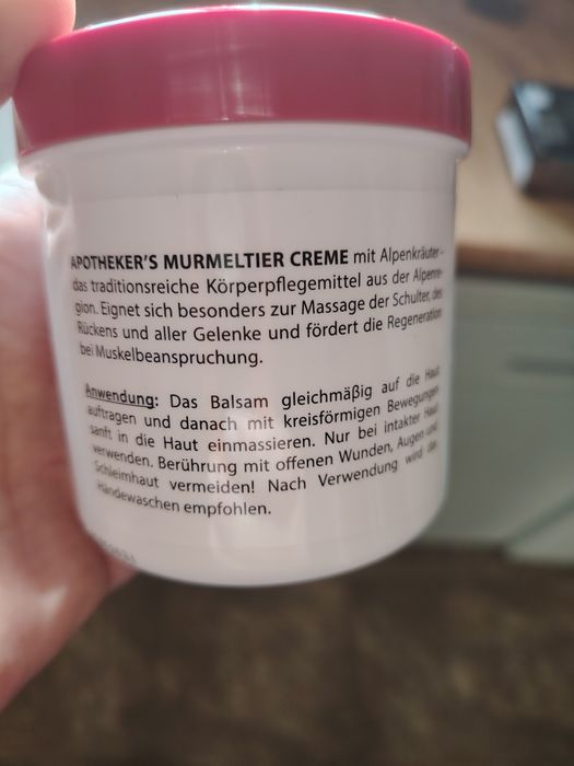 Крем от мърмот с алпийски билки 250гр.