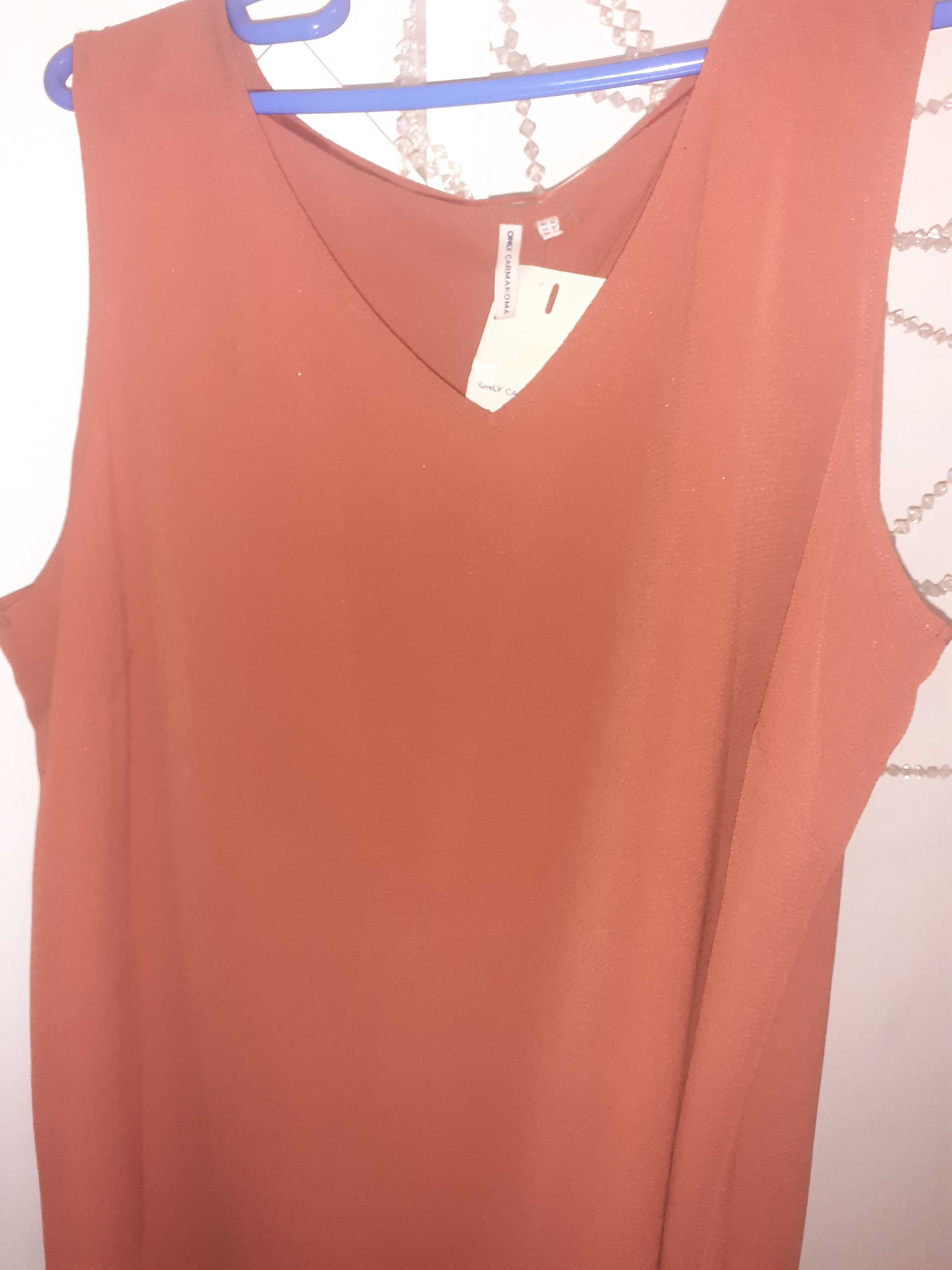 Bluza fara maneci Only carmakoma marimea 46