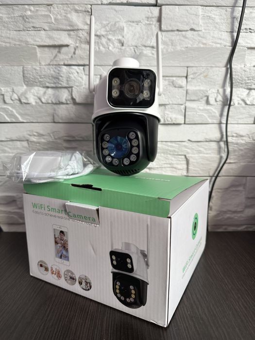 Wi Fi двойна камера 8MP 4K ULtraHD + Карта памет 64GB