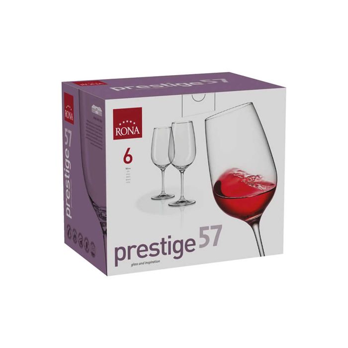 Чаша за вода Rona Prestige 6339 330ml, 6 броя