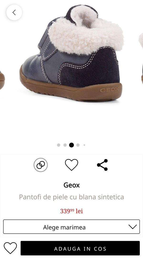 Vând pantofi bebe Geox respira