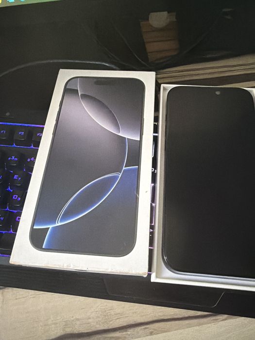 Iphone 16 pro max 256 gb eSIM black