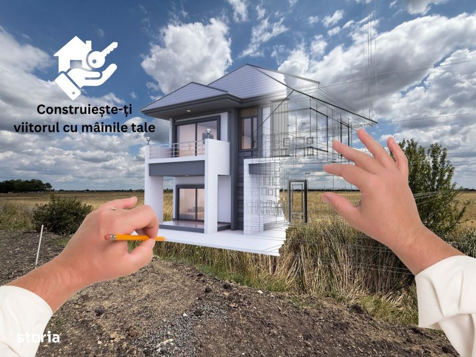 Teren Intravilan 976 mp, regim S+P+2E, utilat - Torontalului