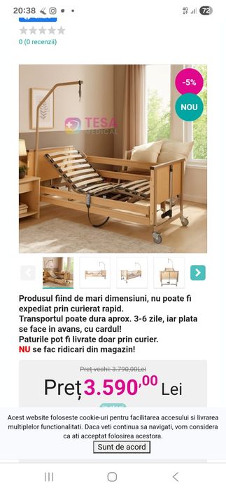 Vand electric spital/bolnavi
