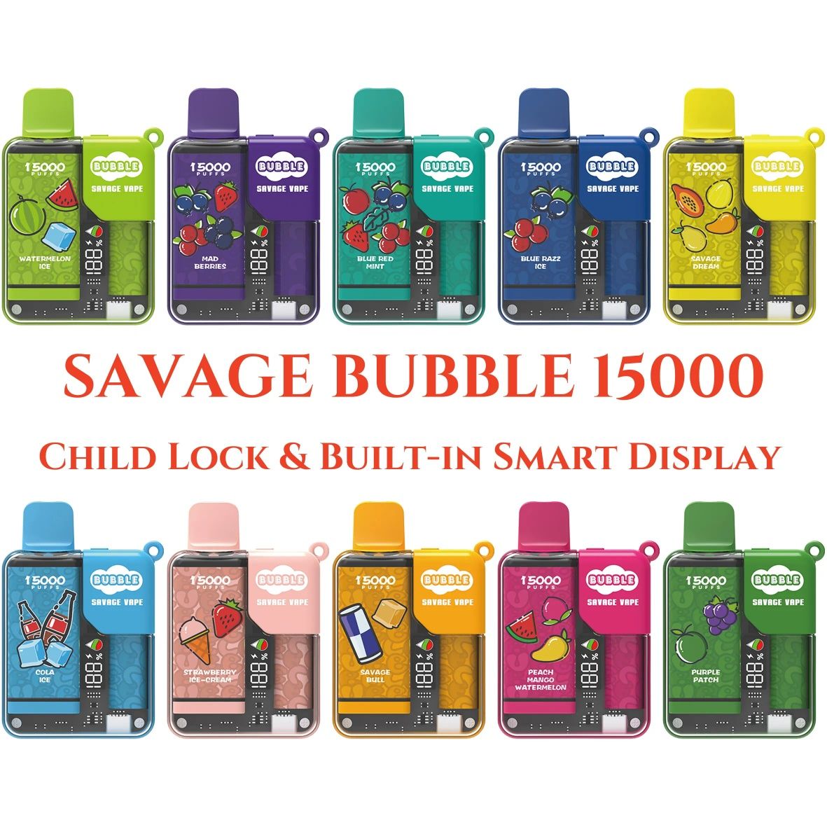 Vape 15.000 puffs Savage Display Incarcare