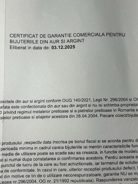 Lantisor argint 925 cu certificat de autenticitate