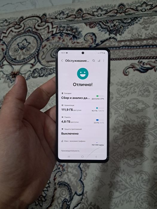 Samsung Galaxy A72 8+8/128GB Black Igravoy Original Holati Yaxshi Zor
