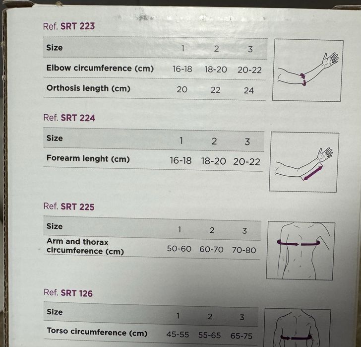 Orteză antebraț Triamed, copii