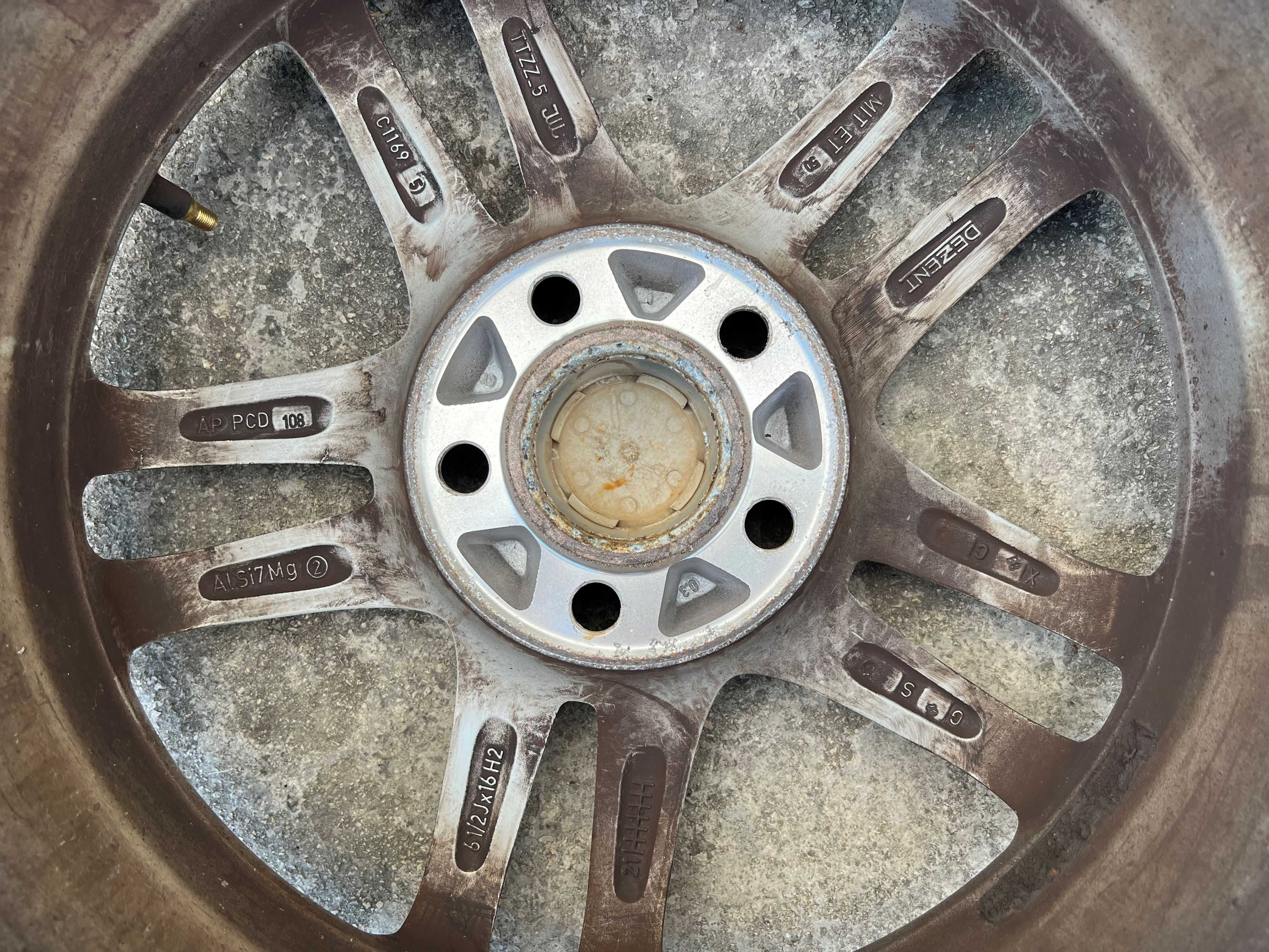 Продавам алуминиеви джанти 6.5Jx16 ET50 5x108 за Форд/Ford/Волво/Volvo