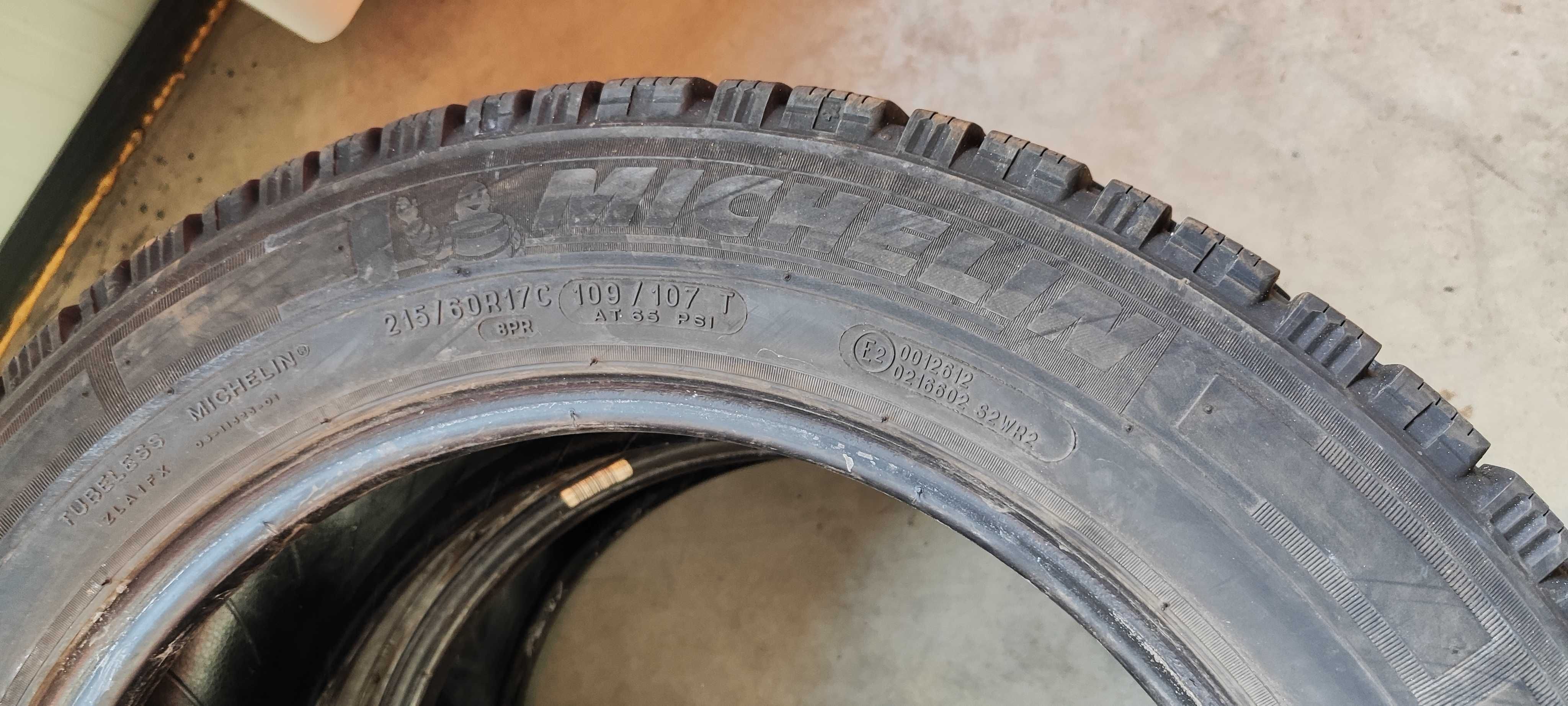 4бр.зимни гуми 215/60/17C Michelin