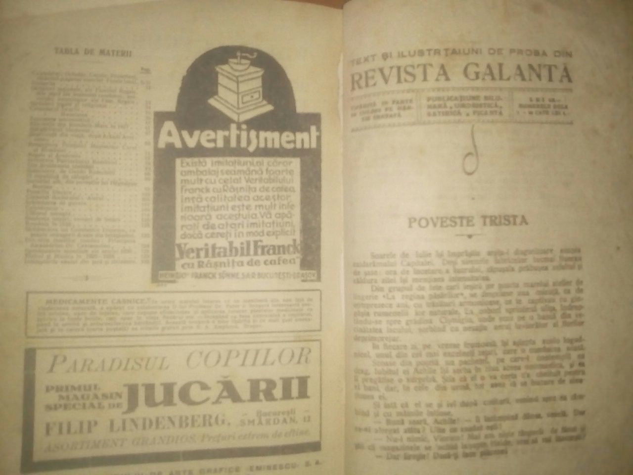 Almanah istoric 1927