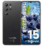 OUKITEL C1 Android 15 Smartphone 2025-16GB Ram+128GB Black