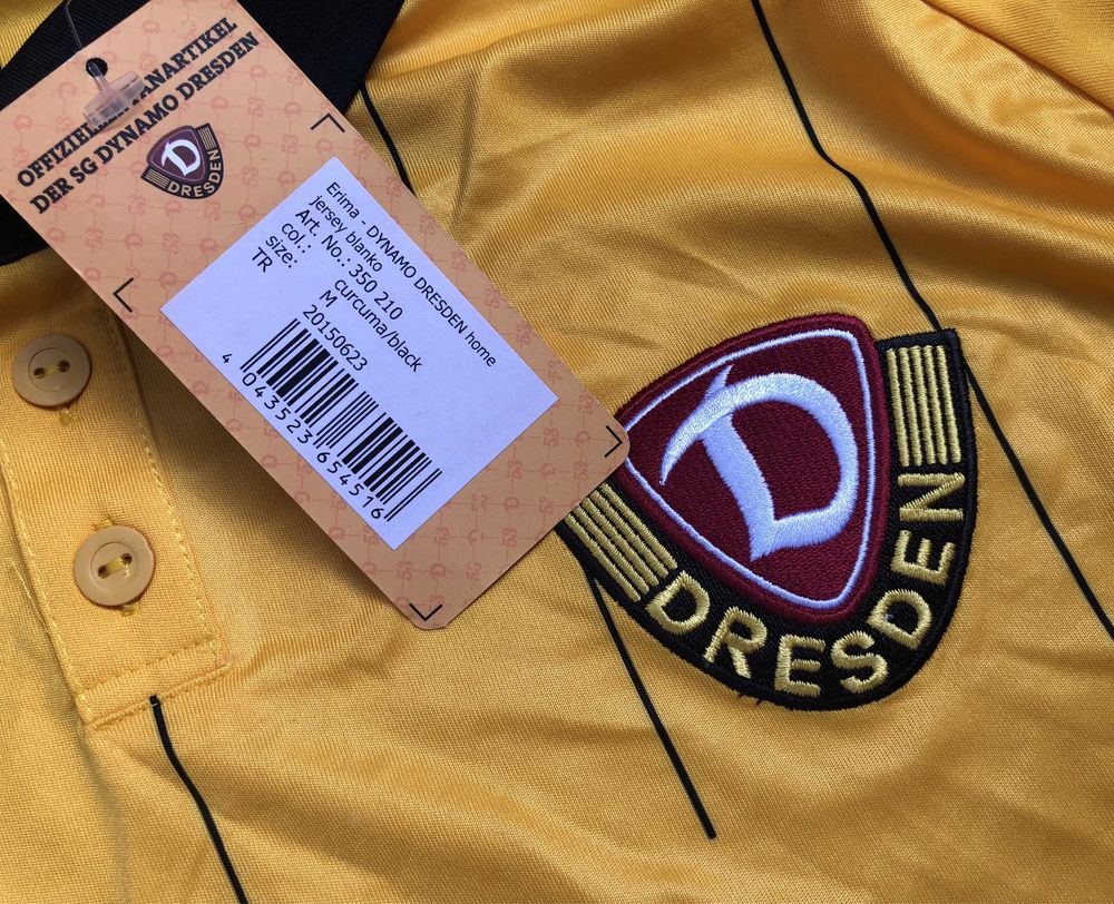 Erima Dynamo Dresden Home Shirt ОРИГИНАЛНА футболна фланелка - M