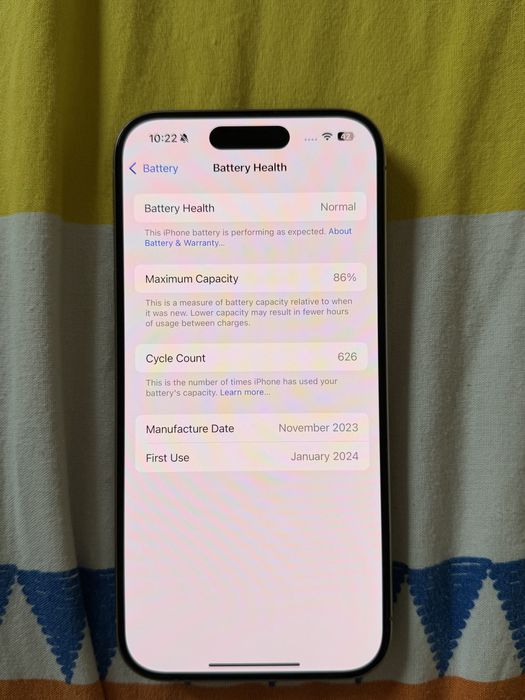 Iphone 15 pro 256GB Natural titanium