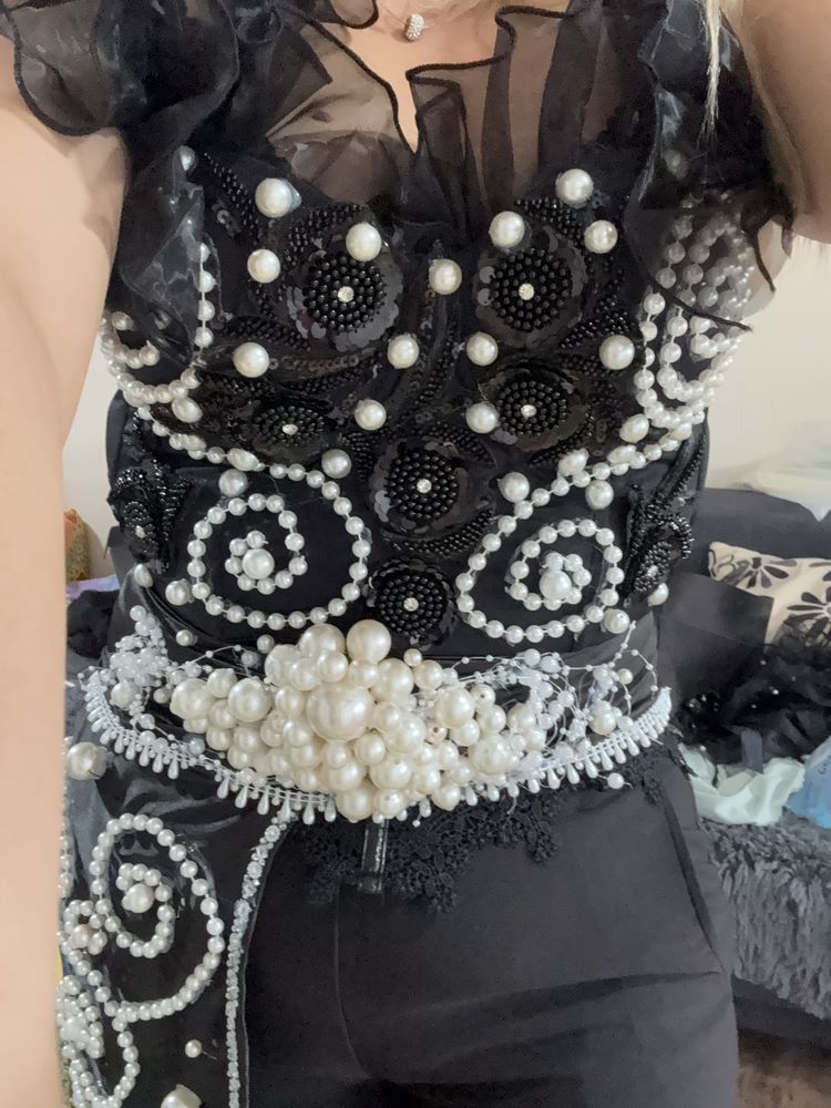 Vand accesorii costum popular stilizat/corset/brau/sort