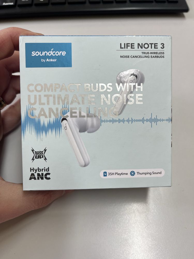 Чисто нови слушалки Anker Soundcore Life Note 3 с безплатна доставка