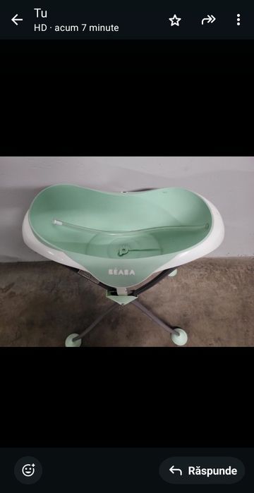 Vand cadita Beaba cu suport