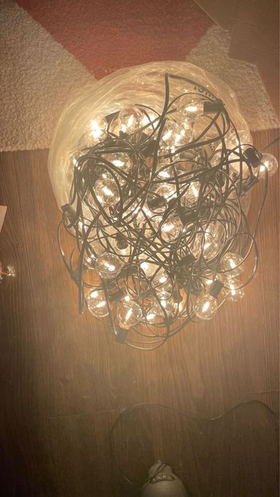 Lumini ghirlanda 30 metrii led 52 exterior gradina terasa