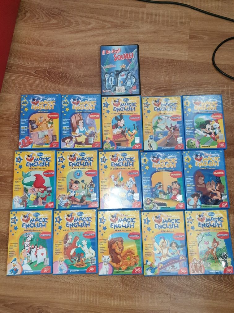 Magic Disney DVD Copii-Pentru a invata engleza Animații