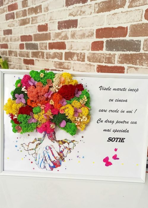 Tablouri decorate cu licheni!