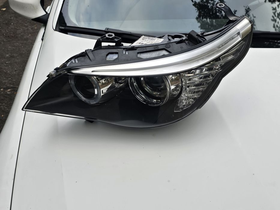 Ляв фар бмв е60 е61 фейслифт facelift xenon bixenon 535d 530d bmw