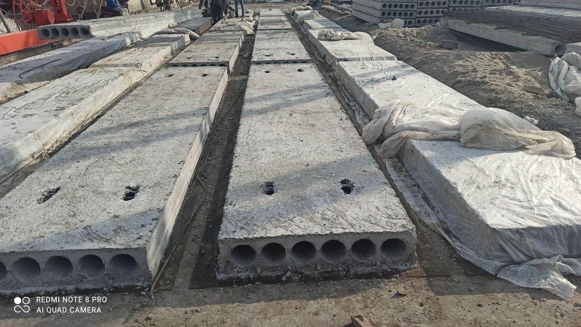 Темир бетон плиталари (плиты перекрытия)