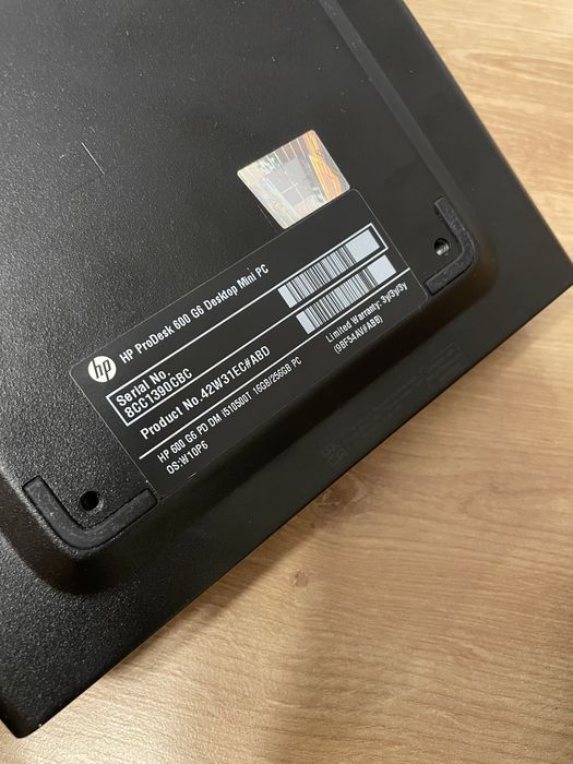 Mini PC - HP ProDesk 600 G6 I5 10500T