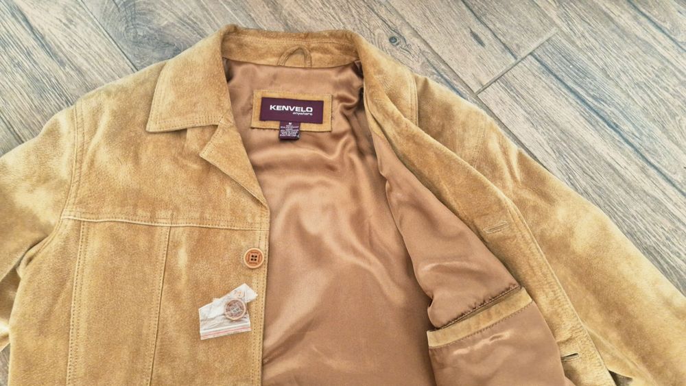 Geaca piele intoarsa Kenvelo M