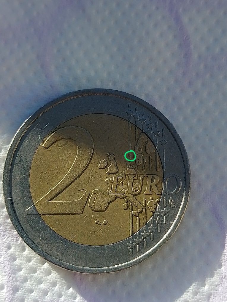 Монета от. 2. евро 2002 D -Германия